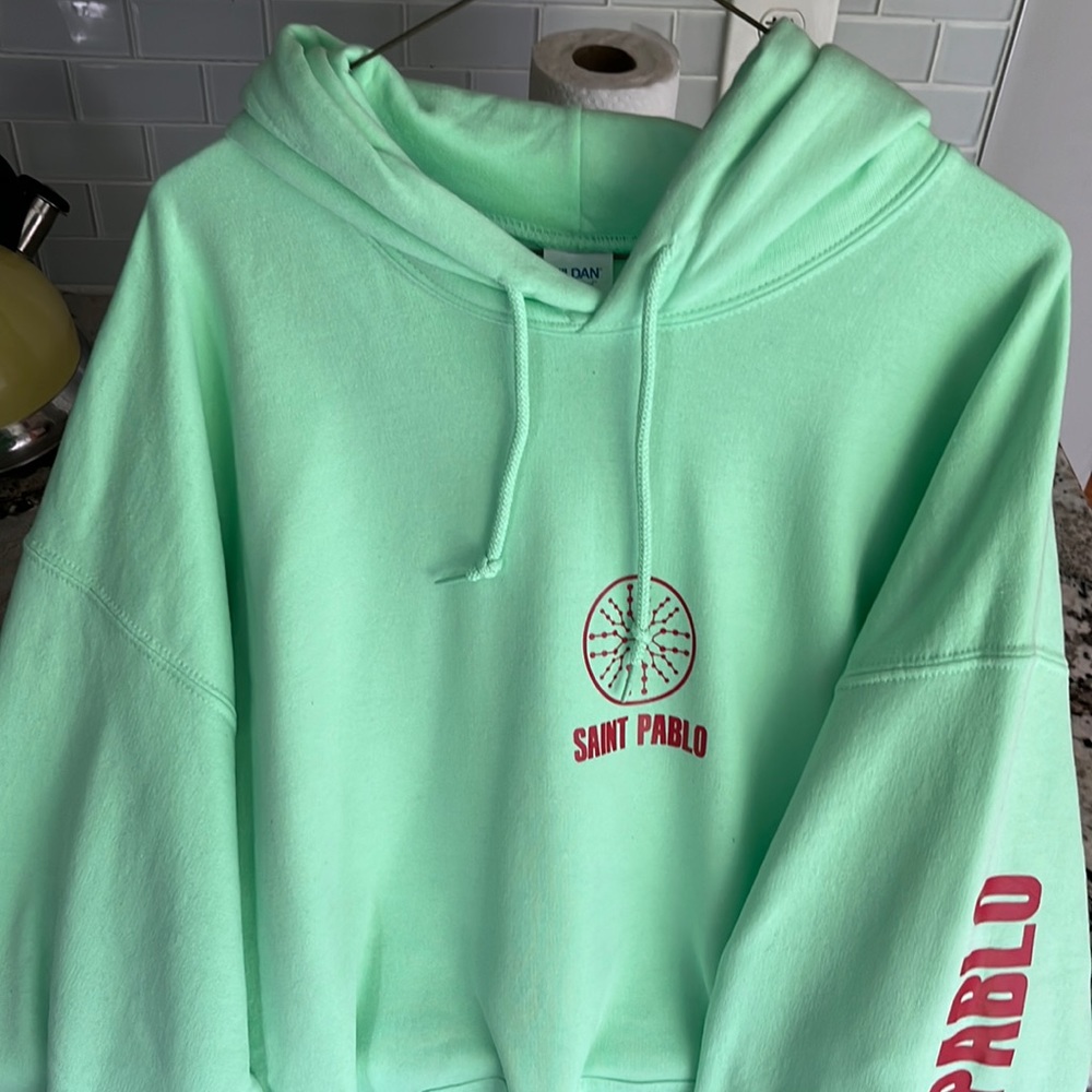 Mint Saint Pablo Tour Hoodie / Miami Popup XL